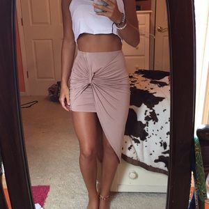 High-low skirt